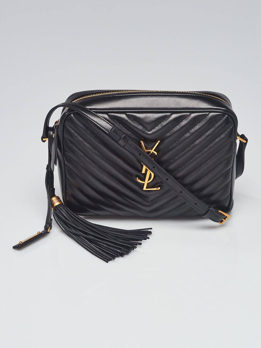 Yves Saint Laurent Lou Chevron Leather Camera Bag