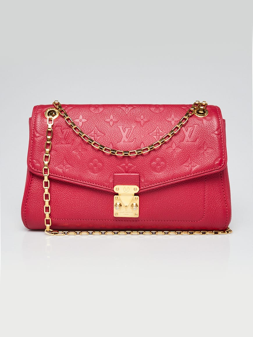 Louis Vuitton Rose Jaipur Monogram Empreinte Leather St Germain PM Bag