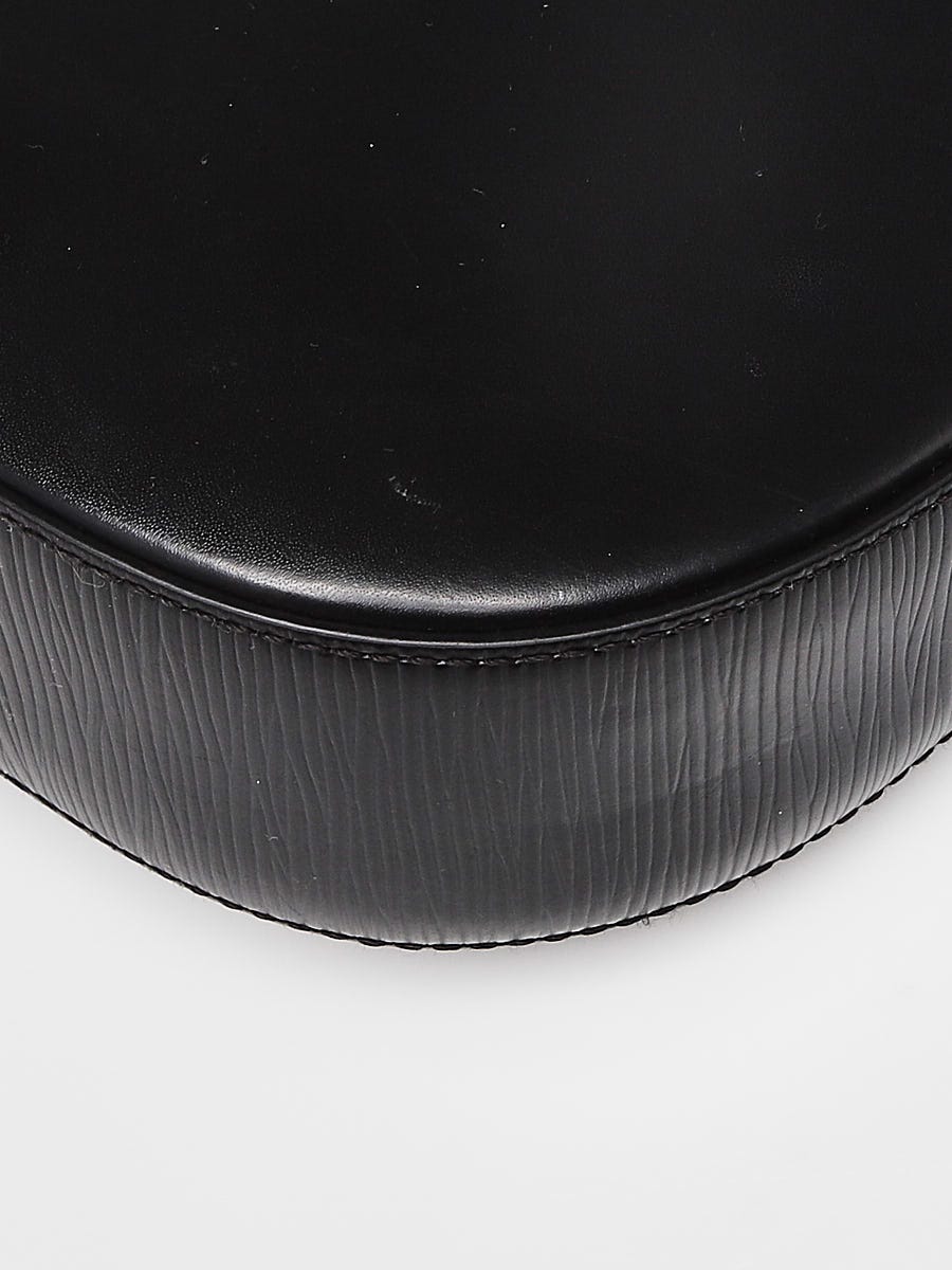 Louis Vuitton Epi Luna Black Crossbody Purse Silver Hardware With Box