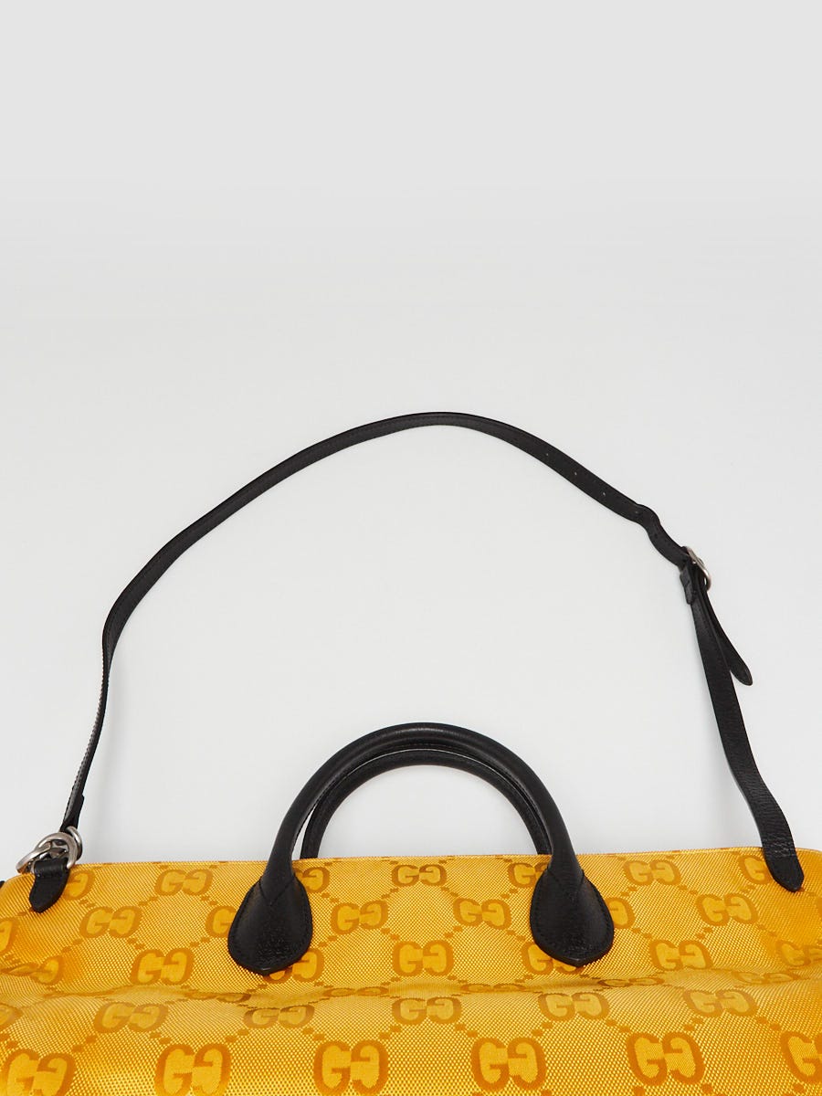 Gucci Yellow GG Nylon Off The Grid Tote Bag Bag | Yoogi's Closet