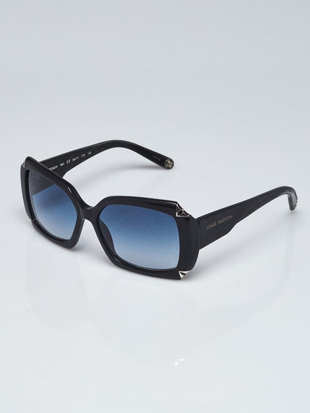 Louis Vuitton Black Speckling Acetate Frame Hortensia Sunglasses-Z0365W