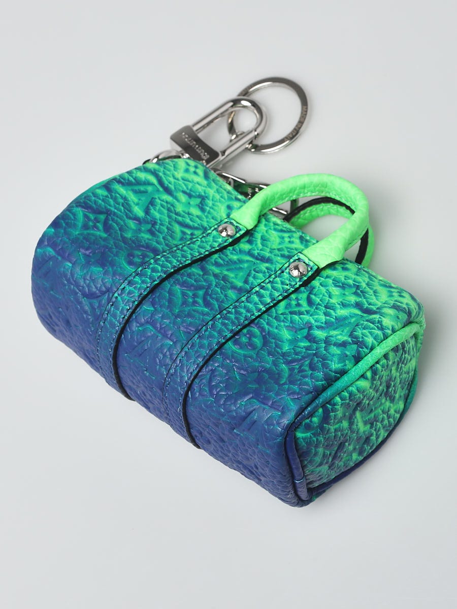 Louis Vuitton Double Phone Pouch Taurillon Illusion Blue/Green in