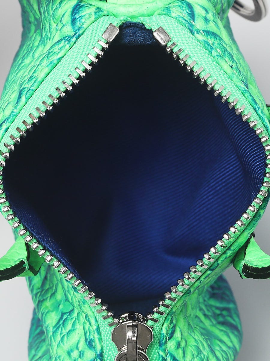 Louis Vuitton Mini Keepall Earphones Pouch Taurillon Illusion Blue/Green  for Men