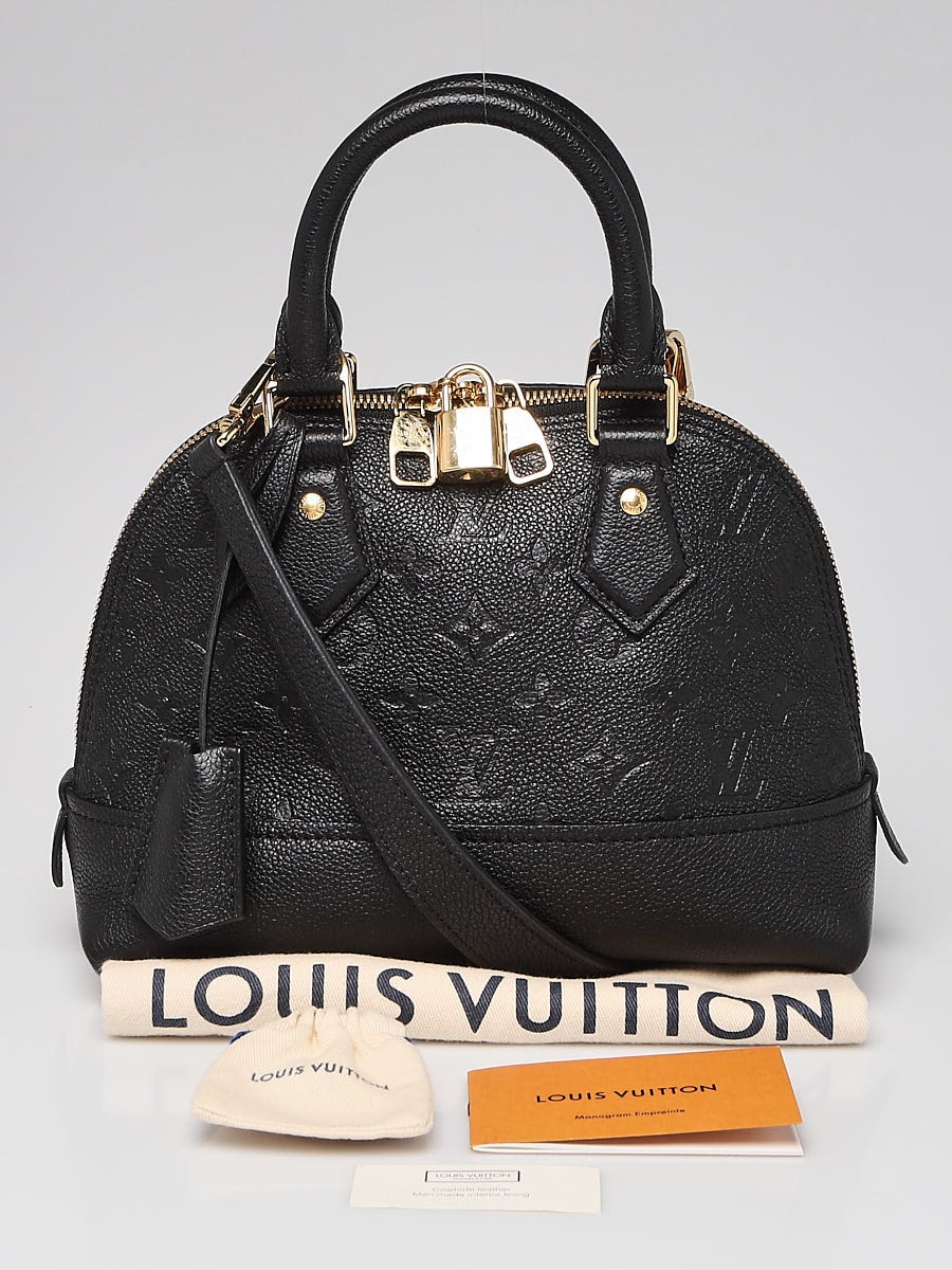 Louis Vuitton Black Monogram Empreinte Leather Neo Alma BB Bag - Yoogi's  Closet