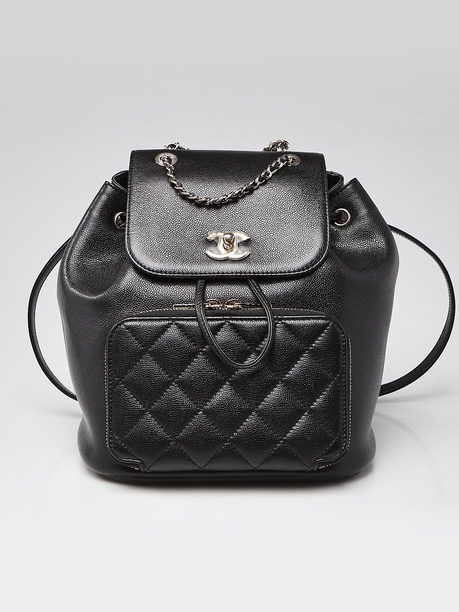 chanel caviar quilted backpack purse