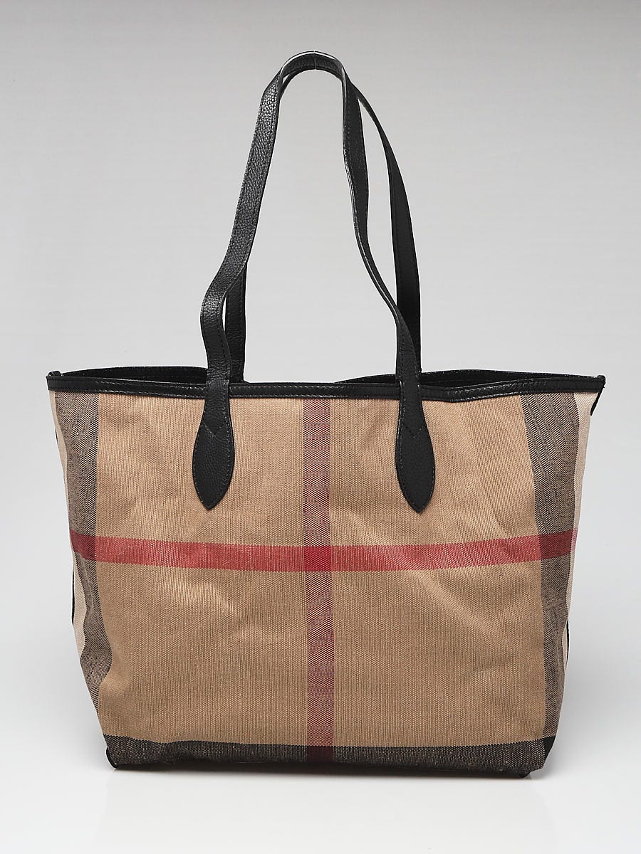 Burberry, Bags, Burberry Reversible Doodle Canvas Tote Bag