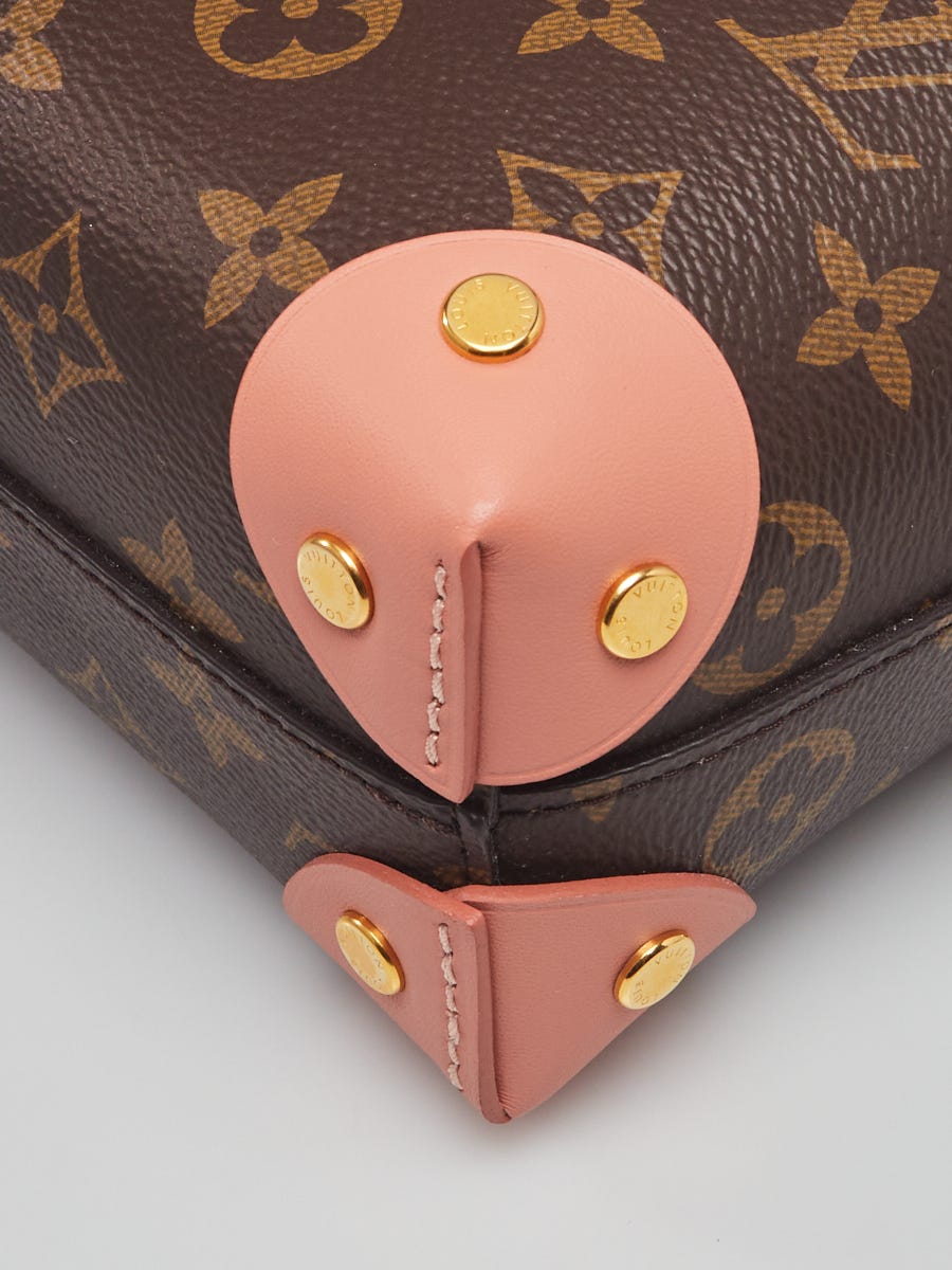 Louis Vuitton Peach Monogram Canvas Petite Malle Souple Bag - Yoogi's Closet