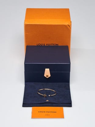 Shop Louis Vuitton 2019 SS Idylle Blossom Twist Bracelet Pink Gold