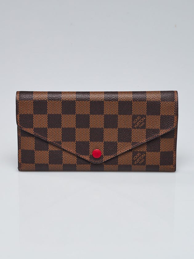 Louis Vuitton Damier Canvas Rouge Josephine Wallet