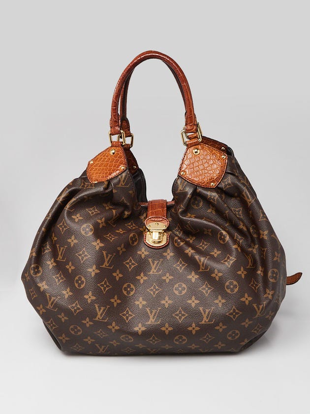 Louis Vuitton Limited Edition Alligator and Monogram Canvas XL Bag