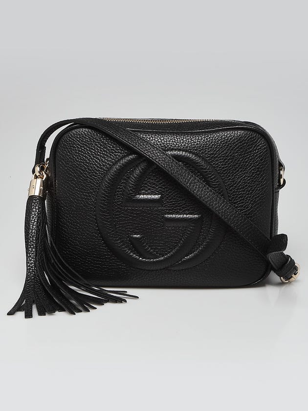 Gucci Black Pebbled Leather Soho Disco Bag