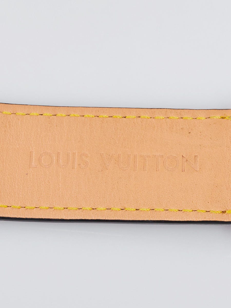 Louis Vuitton Purple Ostrich and Stainless Steel 27mm Tambour Quartz Watch Louis Vuitton Purple Ostrich and Stainless Steel 27mm  main image 3