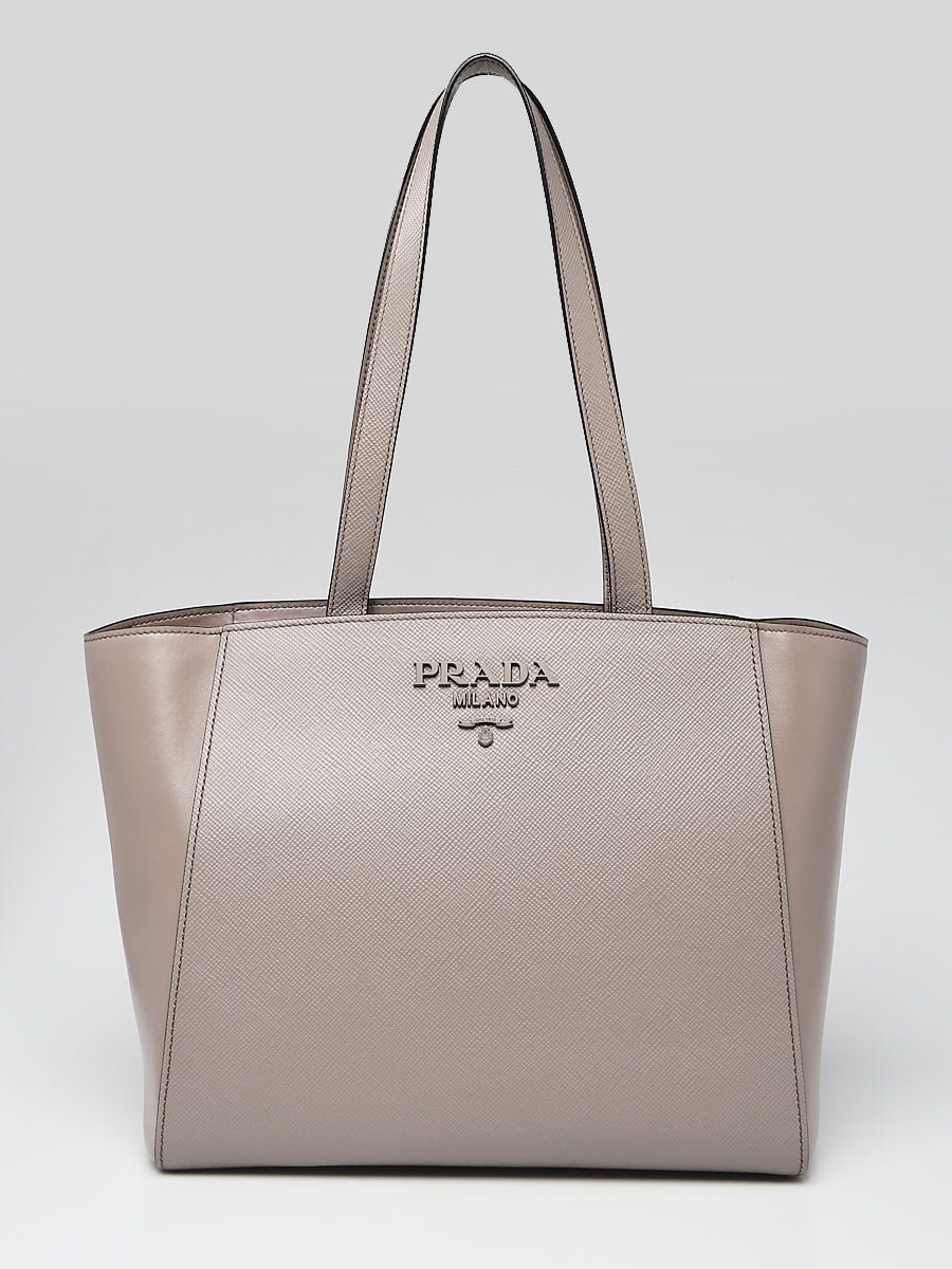 Prada, Bags, Prada Monochrome Tote Saffiano Leather