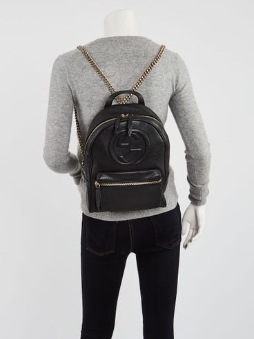 Leather Bags Gucci Soho Backpack Gucci Soho Backpack Black Gucci