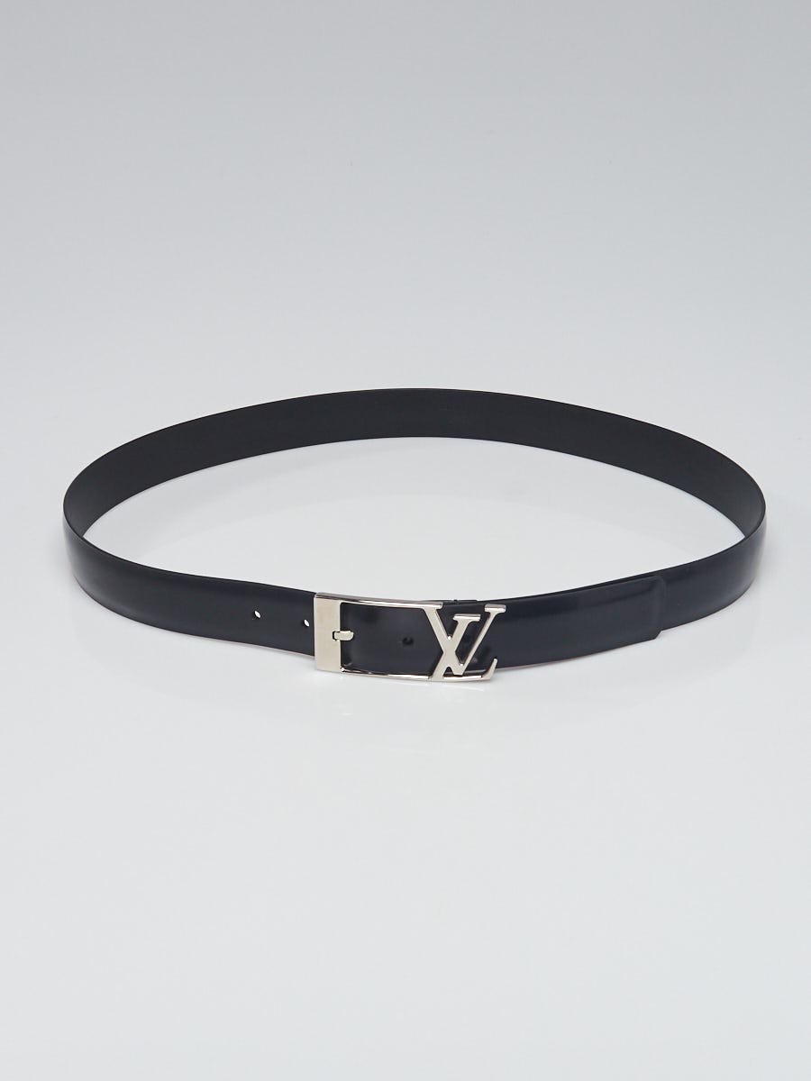 Louis Vuitton Black Leather Neogram Belt Size 85/34 - Yoogi's Closet