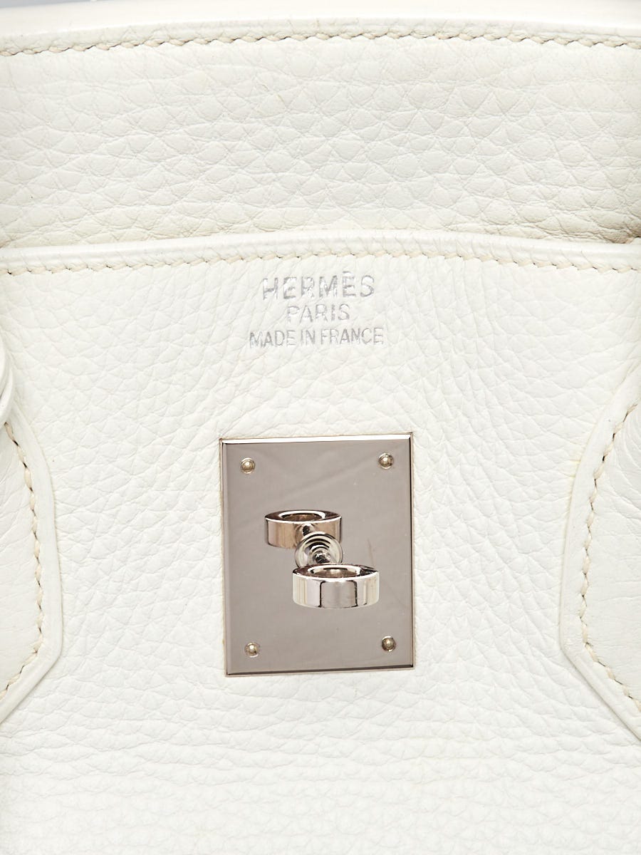 Hermes Birkin Handbag Grey Clemence with Palladium Hardware 35 For Sale at  1stDibs