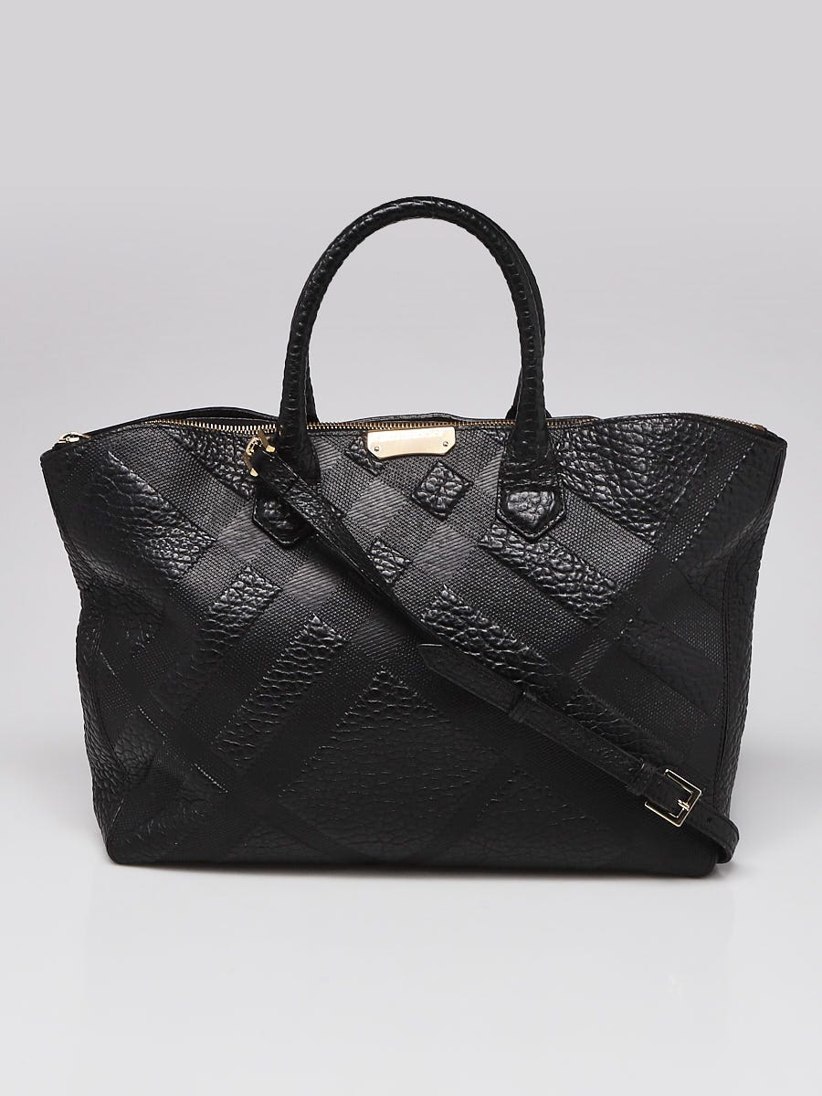 Burberry Embossed Leather Handbags