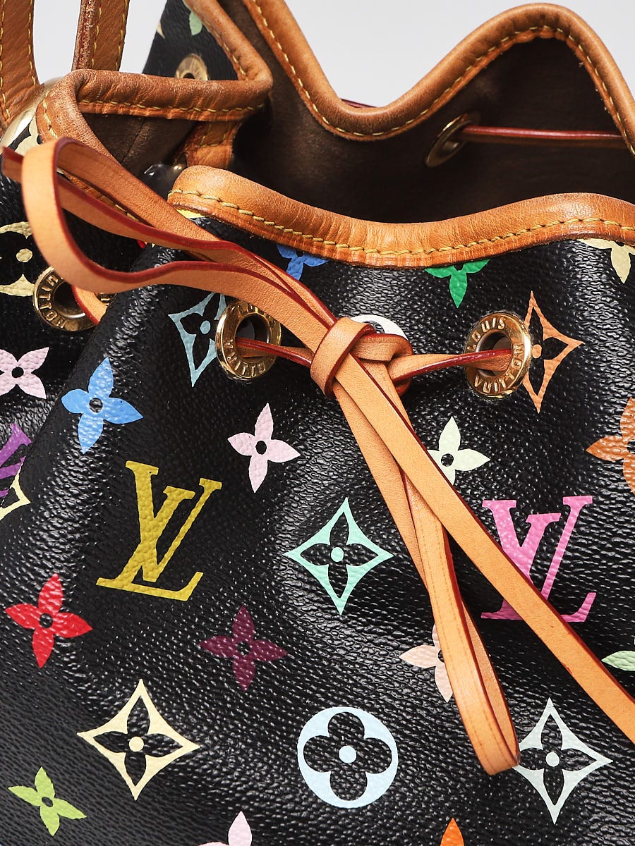 Louis Vuitton x Takashi Murakami Petit Noe Drawstring from 2011