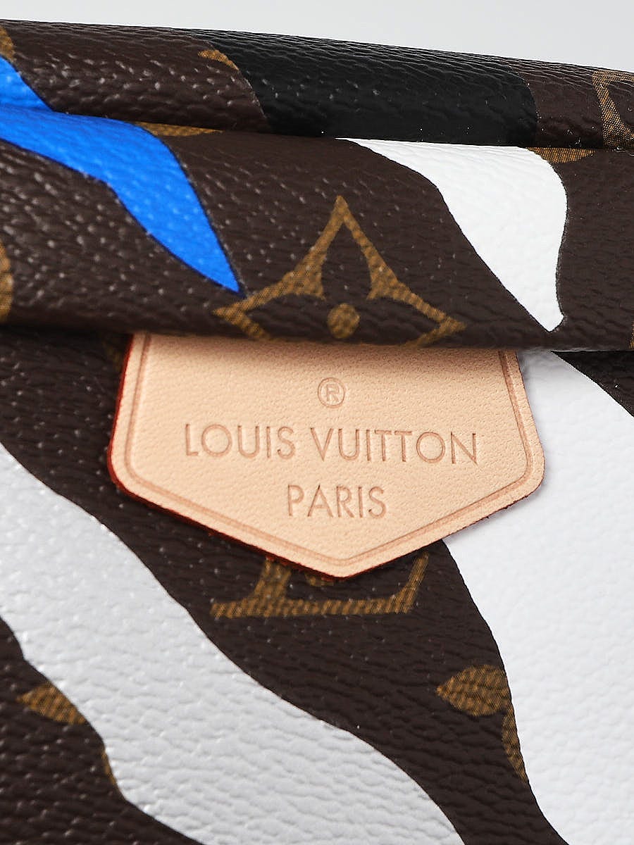 Louis Vuitton Brown, Metallic, Pattern Print x Lol Monogram Speedy Bb