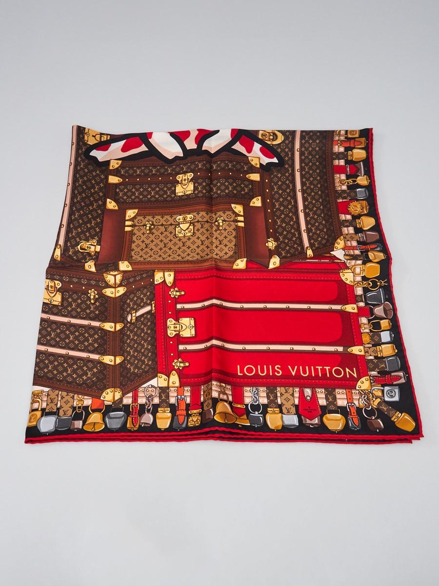 Louis Vuitton White/Brown Year of The Ox Silk Square Scarf