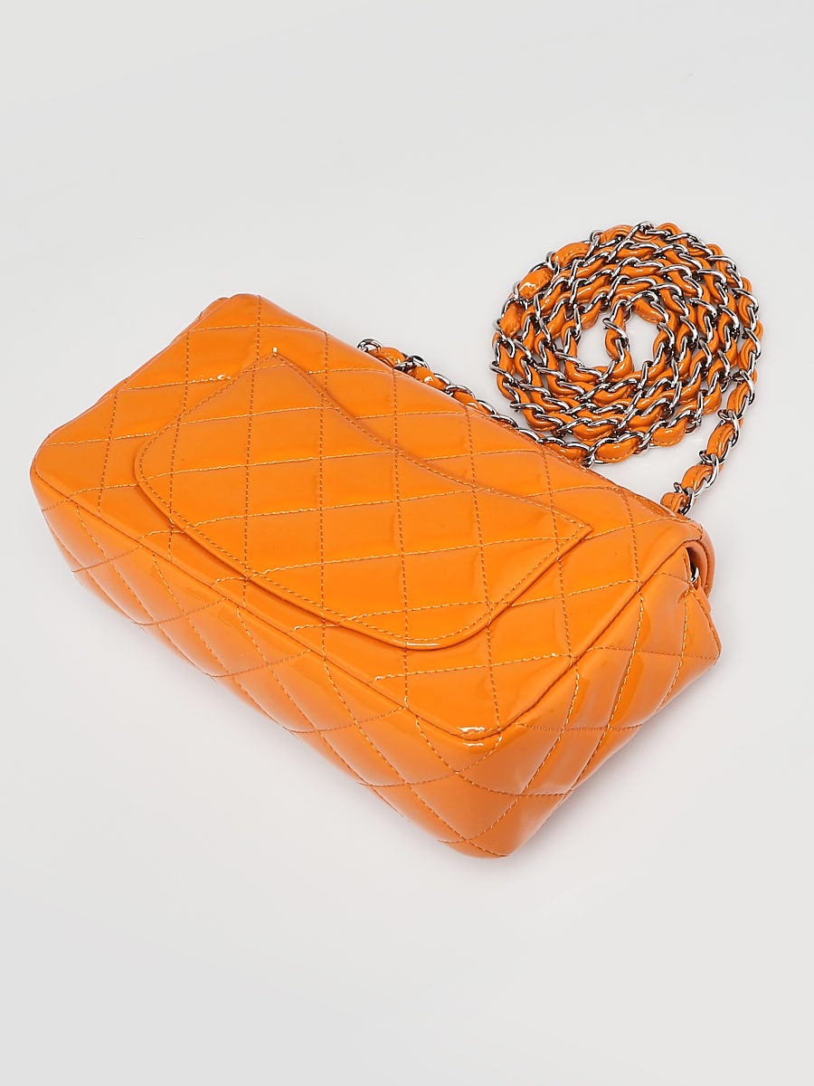 Chanel Orange Terry Cloth Mini Bag