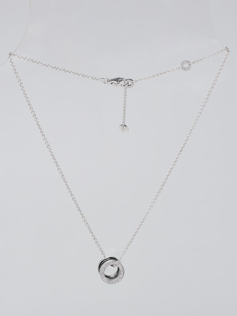 Bvlgari Sterling Silver and Black Ceramic Save the Children