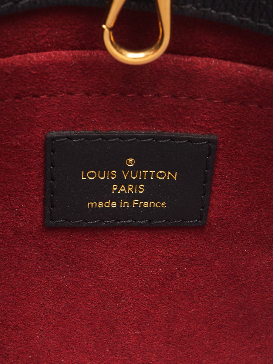 Louis Vuitton Montaigne Handbag Monogram Empreinte Leather BB Creme