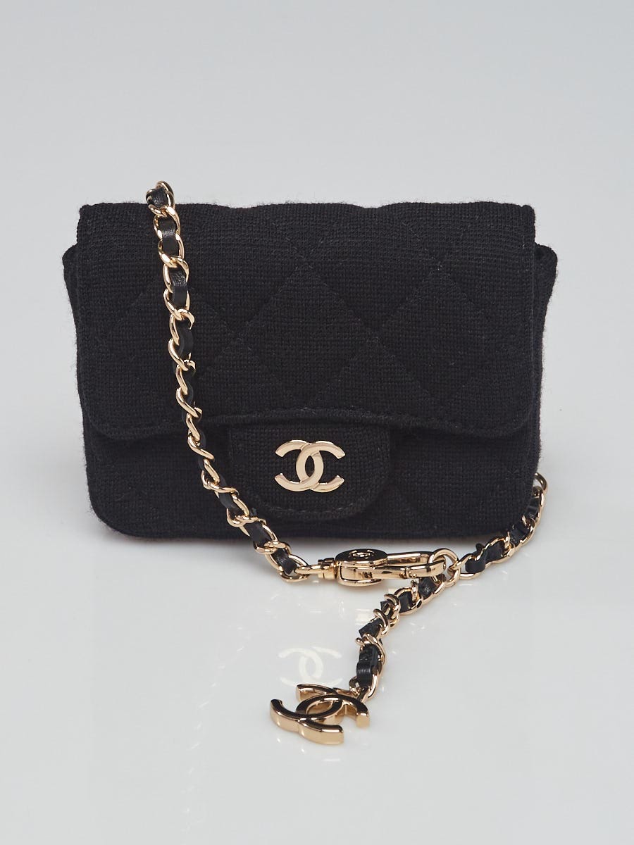 black chanel belt bag