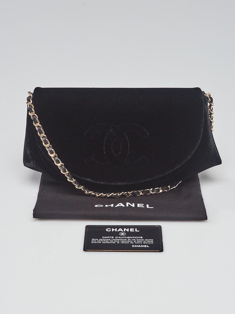 Chanel Chanel Precision Shoulder Bag in Black with White CC Logo