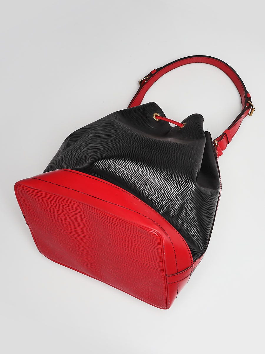 Louis Vuitton // Epi Leather Shoulder Bucket Bag // Castilian Red