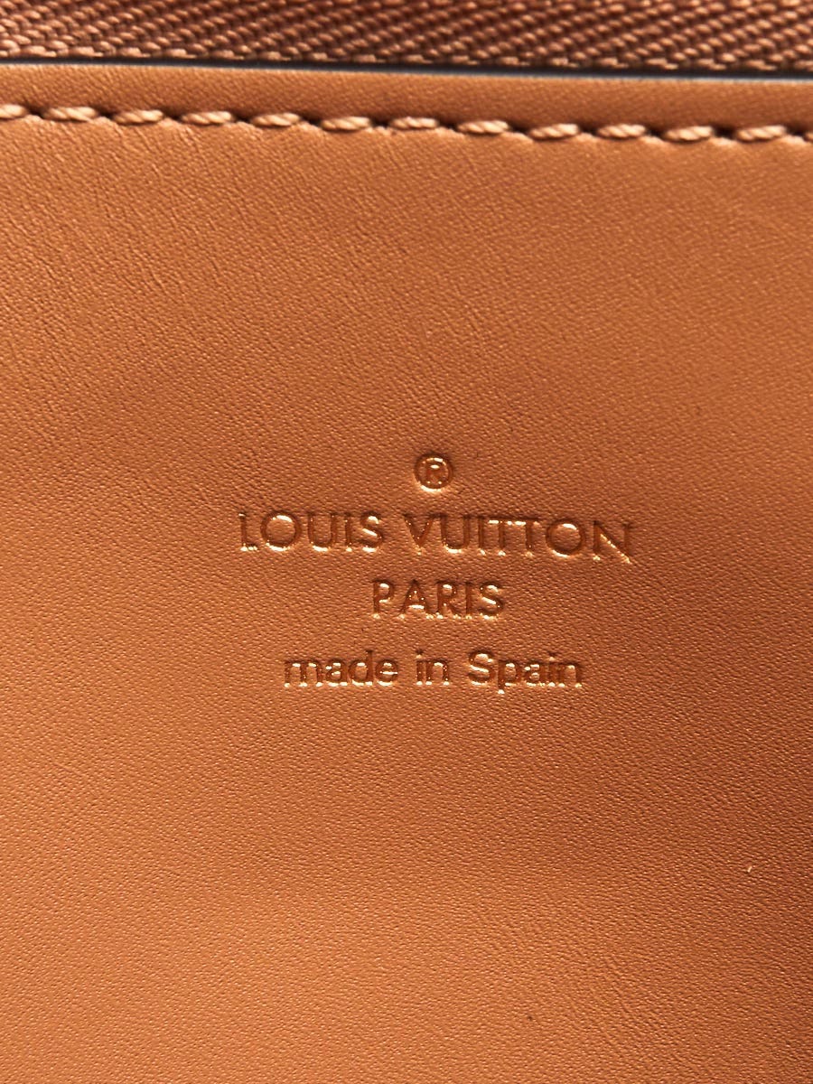 LOUIS VUITTON Millefeuille Monogram Canvas Shoulder Bag Sesame Peche