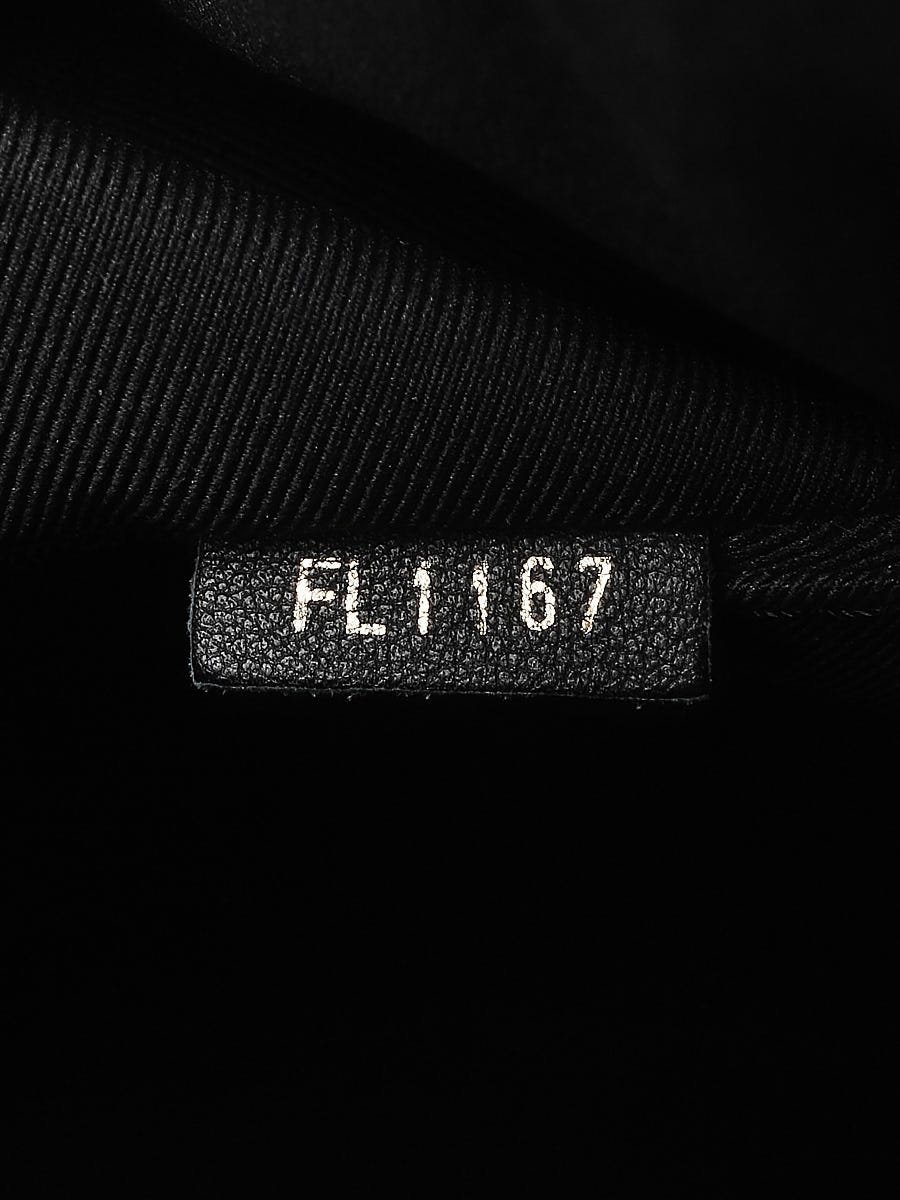 Louis Vuitton Black Flower Malletage Leather Palm Springs PM