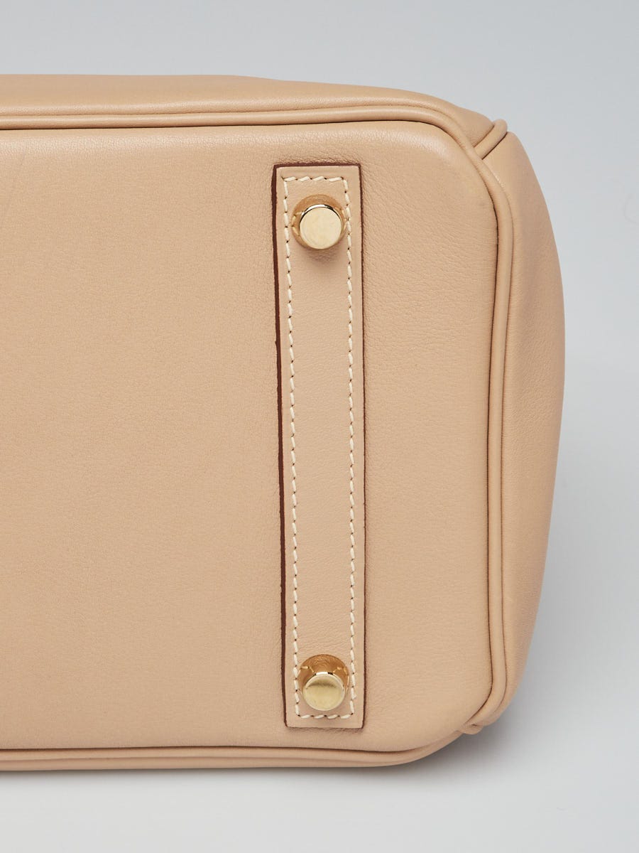 HERMES ルージュ　16 Hermes 30cm Argile Swift Leather Gold Plated Birkin Bag