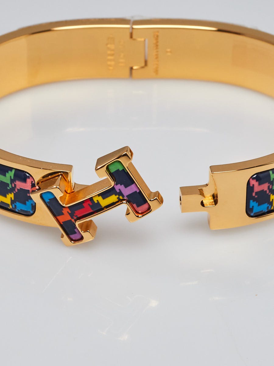 Clic H Rainbow bracelet