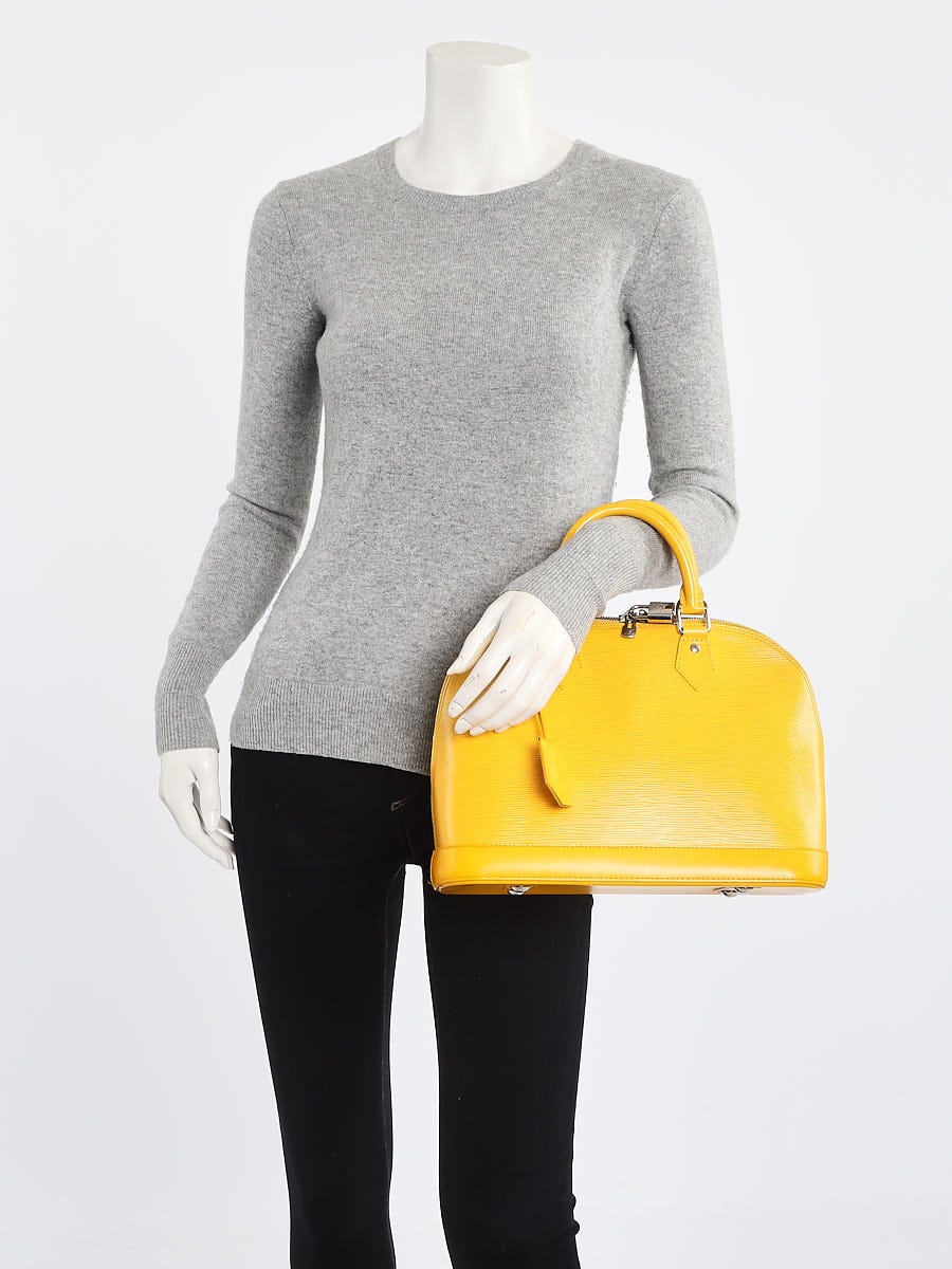Louis Vuitton Figue Epi Leather Alma PM Bag w/ Strap - Yoogi's Closet