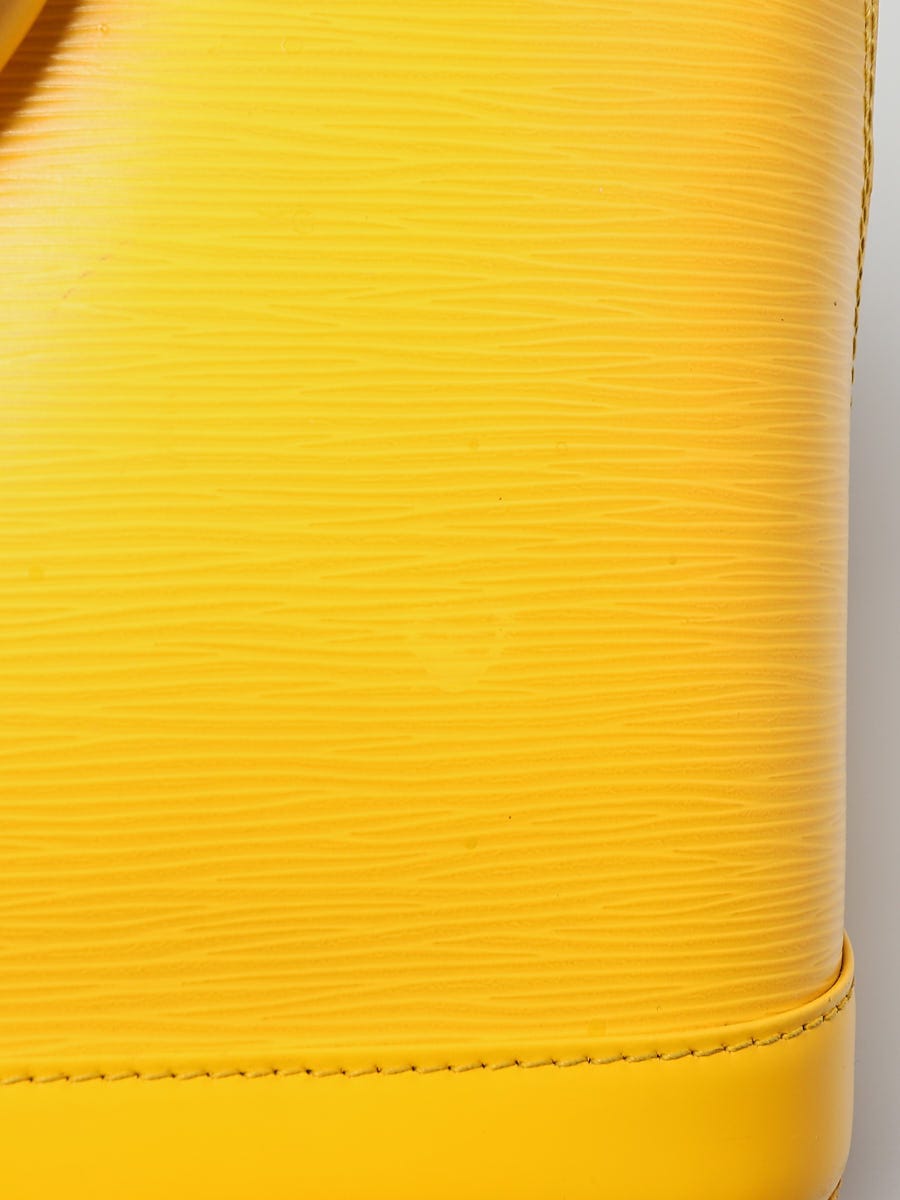 Louis Vuitton Mimosa Yellow EPI Leather Alma PM Top Handle Bag