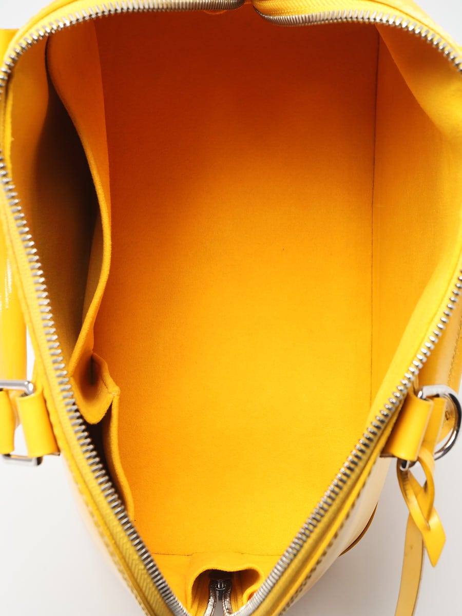 Louis Vuitton Mimosa Yellow EPI Leather Alma PM Top Handle Bag, 1996.