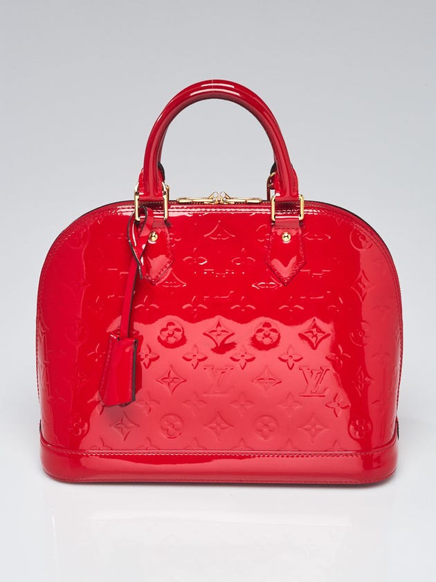 Louis Vuitton Cerise Monogram Vernis Alma PM Bag