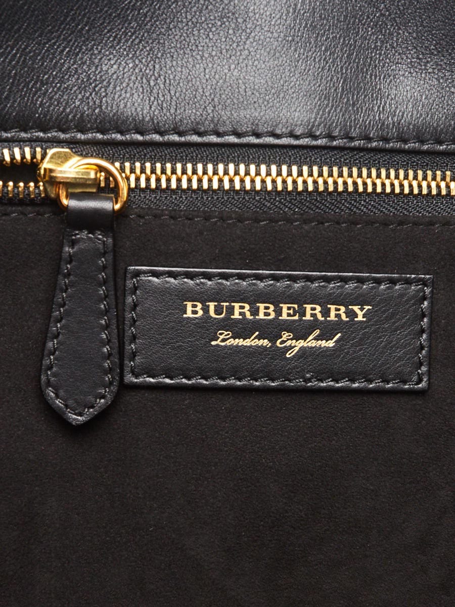 Burberry Tote Bag - Burberry Leather Bag Snakeskin Suede