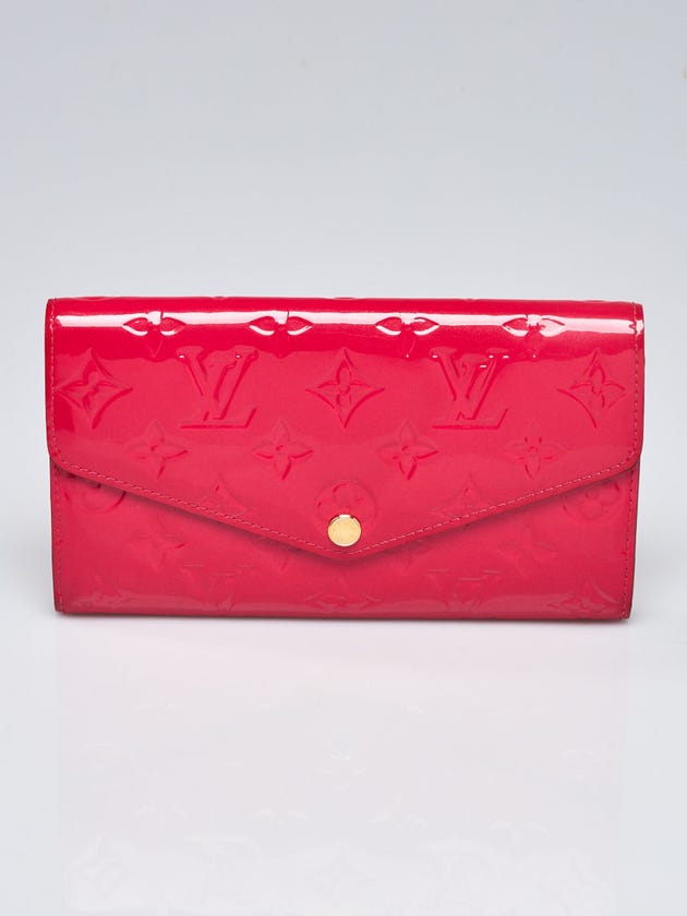 Louis Vuitton Hot Pink Monogram Vernis Sarah NM3 Wallet
