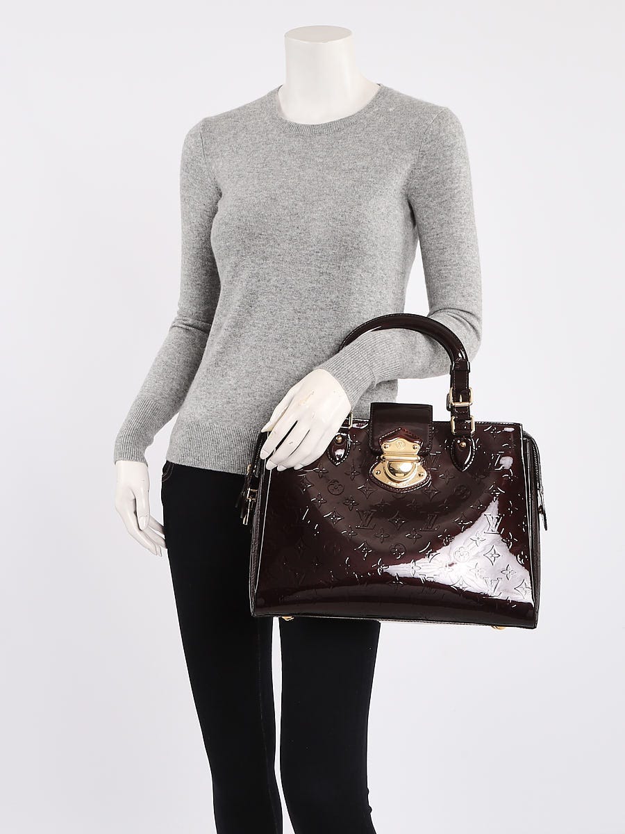 Louis Vuitton Monogram Vernis Melrose Avenue Handle Bag - Burgundy Handle  Bags, Handbags - LOU628605
