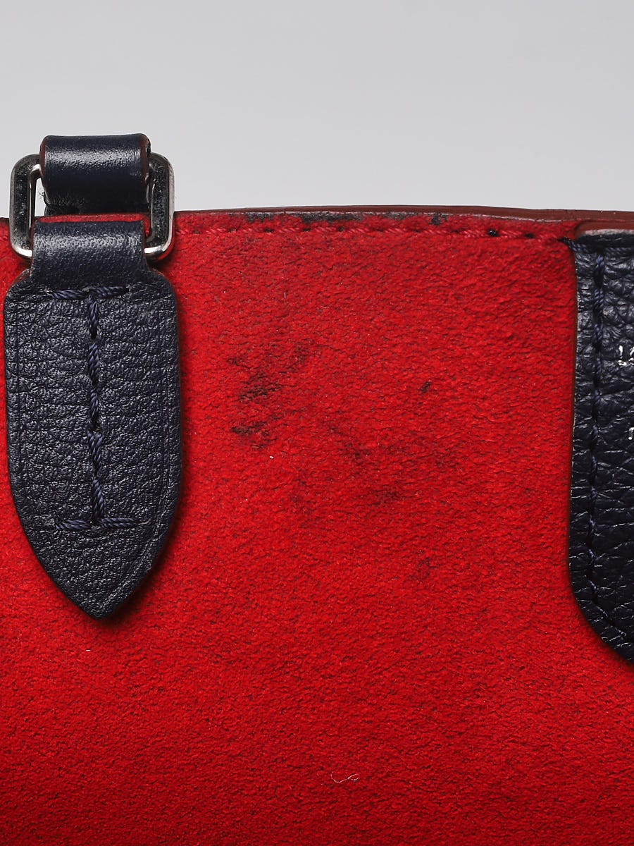 LOUIS VUITTON Lockmeto Marine Rouge Leather Shoulder Bag-US