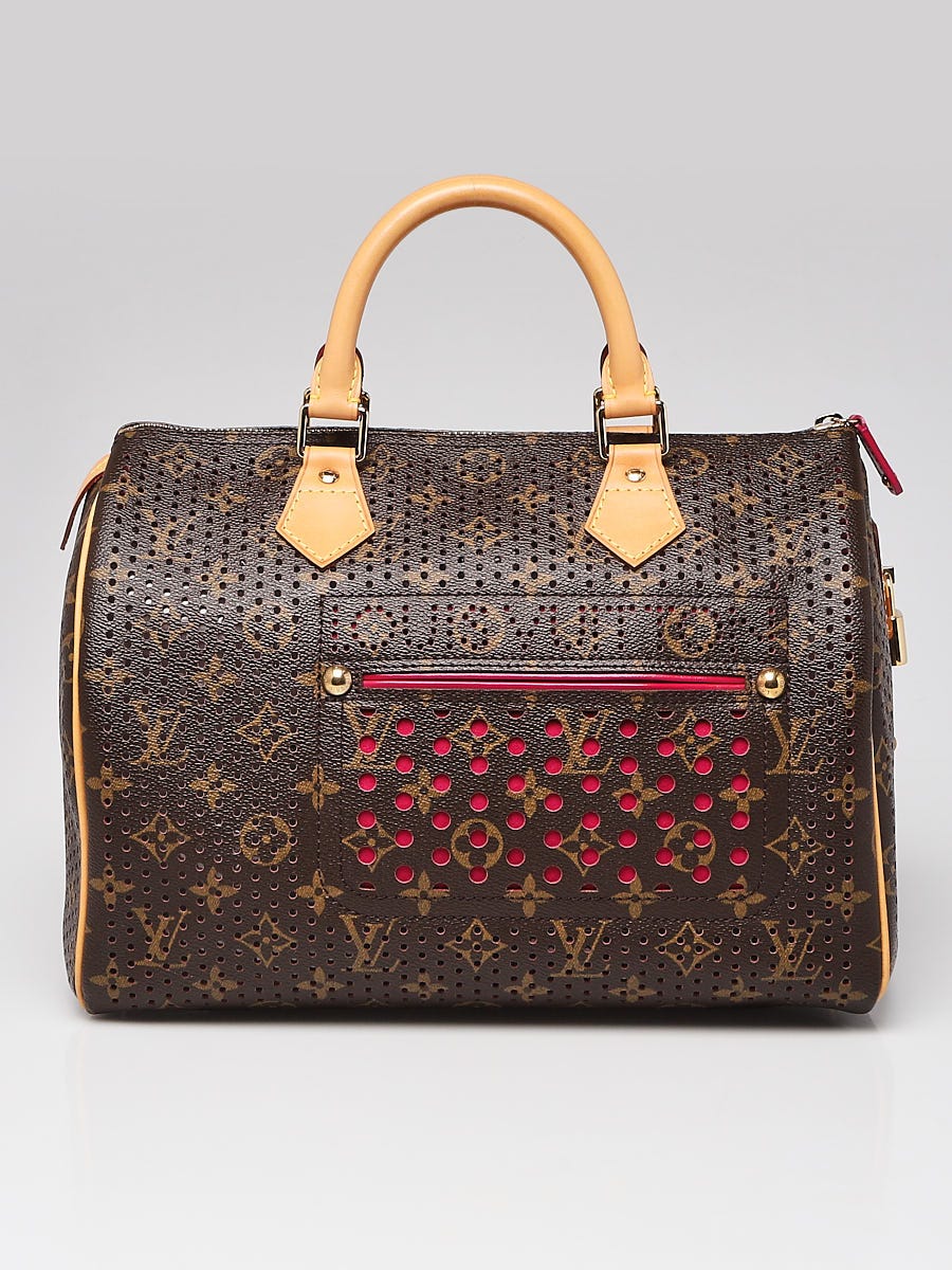 Louis Vuitton Speedy Handbag Perforated