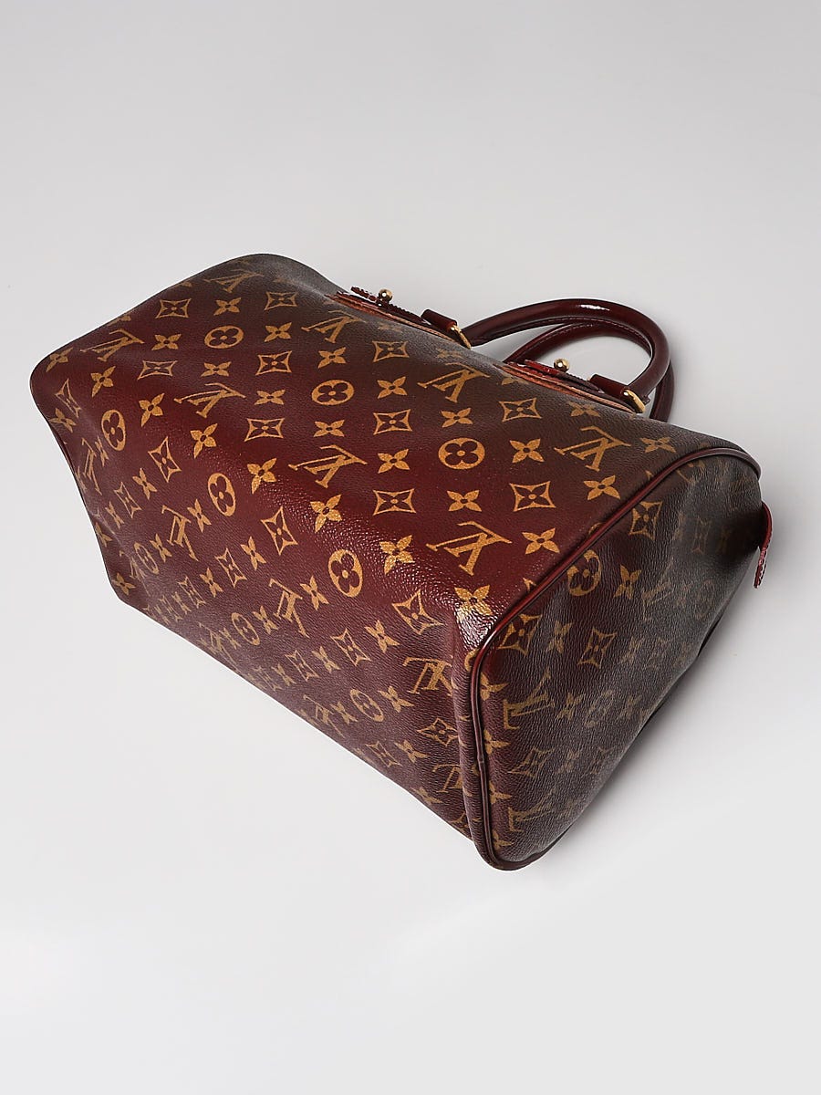 Louis Vuitton Limited Edition Bordeaux Monogram Mirage Speedy 30