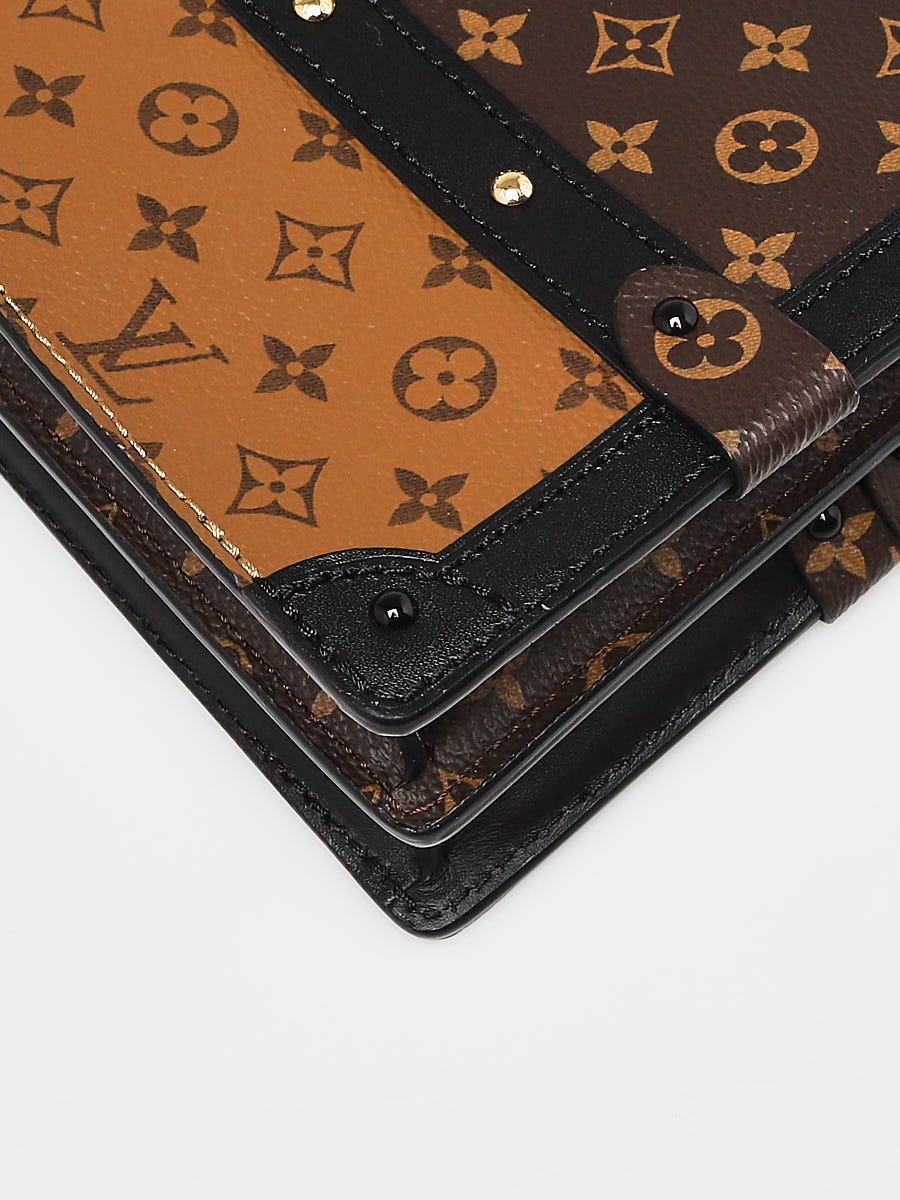 Louis Vuitton Trunk Pochette bag in monogram canvas and Reverse monogram  canvas. Brown Cloth ref.935566 - Joli Closet