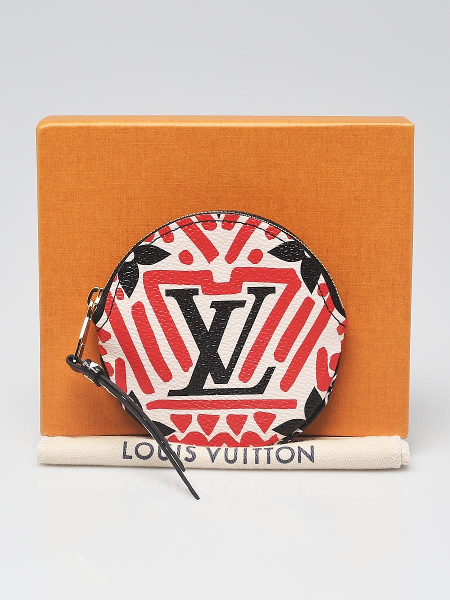 Louis Vuitton Cream/Red Monogram Canvas Crafty Round Coin Purse - Yoogi's  Closet