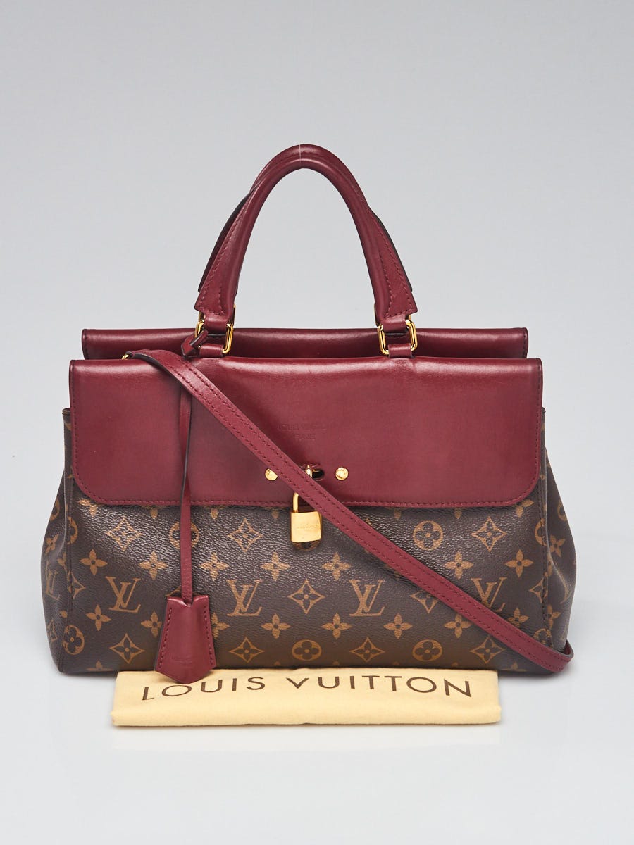 Louis Vuitton Burgundy Monogram Canvas Venus Bag