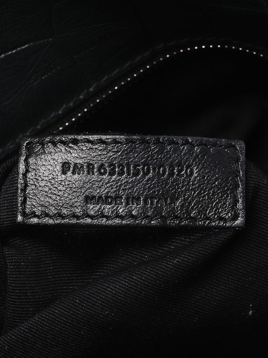 Yves Saint Laurent Green Croc Embossed Leather Medium Niki Yves Saint Laurent Green Croc Embossed Leather Medium Niki