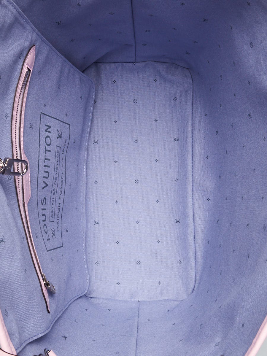 Louis Vuitton Blue Monogram Escale Coated Canvas Neverfull mm Silver Hardware, 2020 (Very Good), Womens Handbag