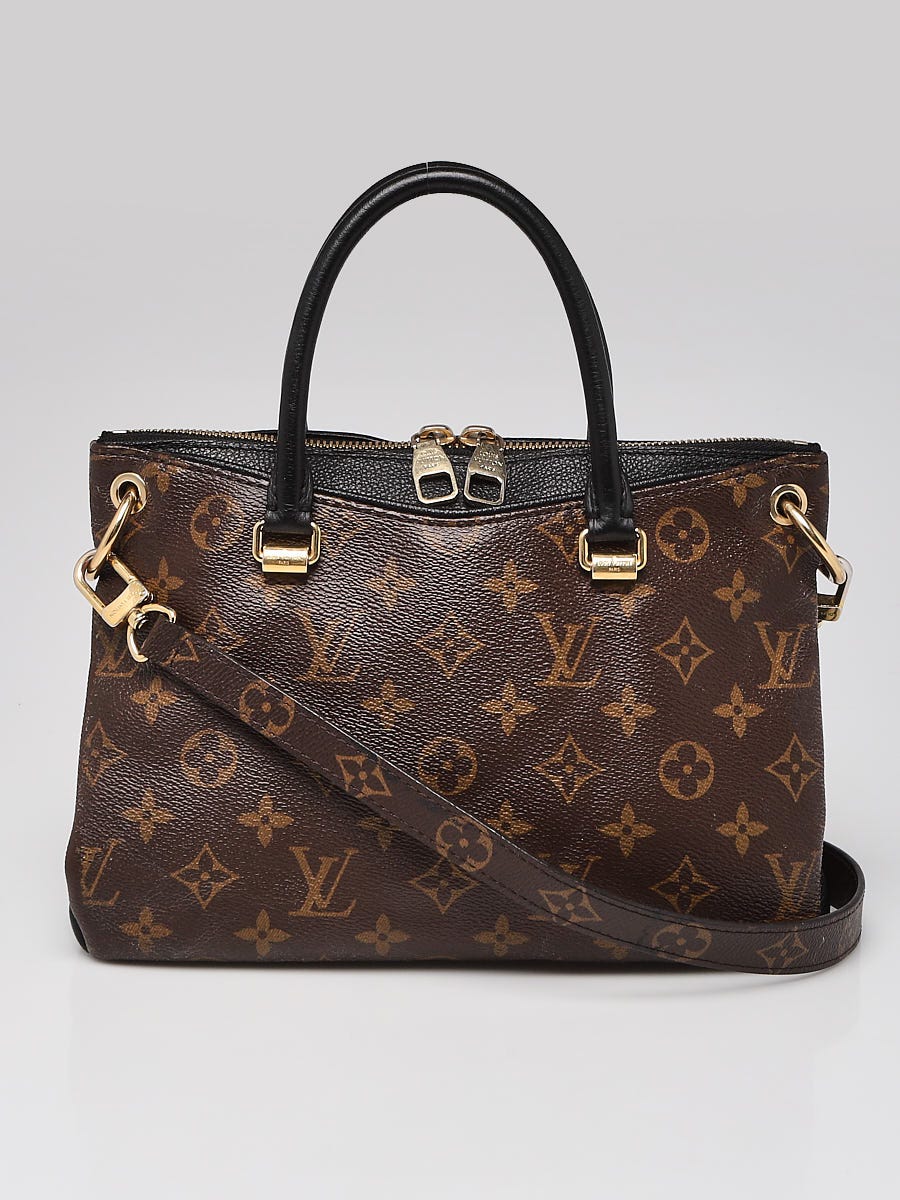 Louis Vuitton Beige/Black Grained Calfskin Leather Arch Crossbody Bag